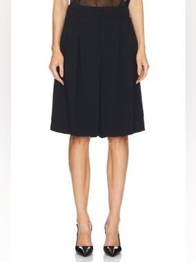 Good American luxe suiting long shorts 6